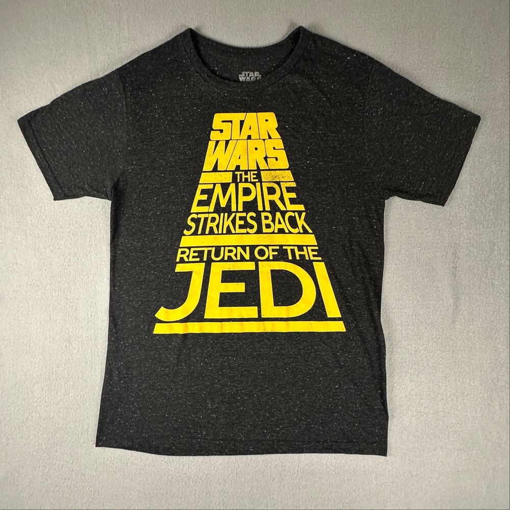 Star Wars Empire Strikes Back Jedi Shirt  L Black Tee